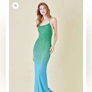 Crochet maxi dress